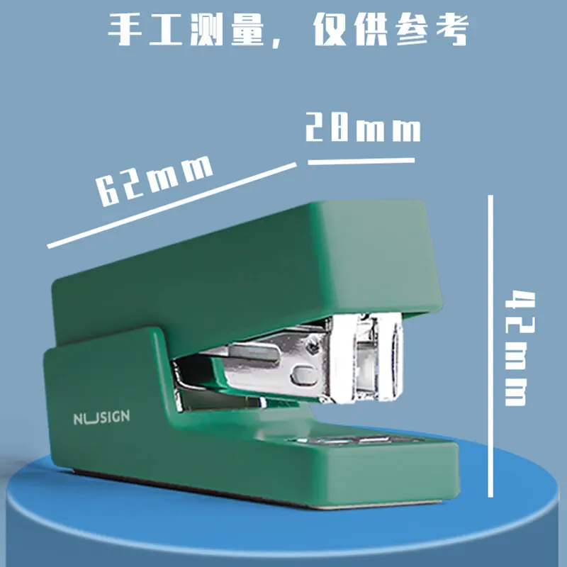 Mini Stapler with Staples 24/6 Small Cute Morandi Student Office Binding Supplies