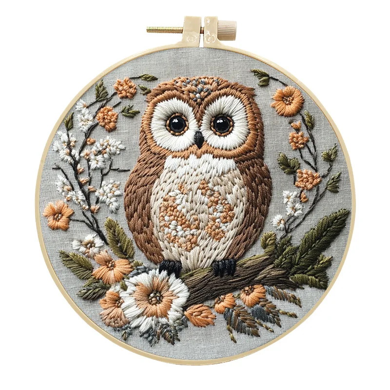 Owl Embroidery Starter Kit 5