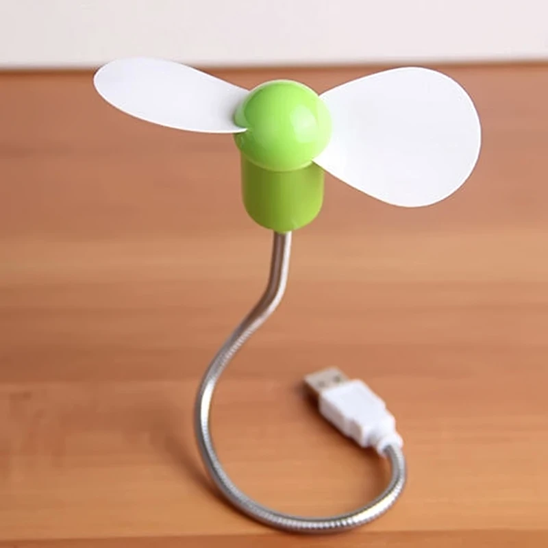 Mini USB Fan Long 30cm Serpentine Fan Large Wind Portable Flexible Desktop Laptop Computer Serpentine USB Small