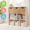Streamline 8-Compartment Storage Cabinet, 36in, Classroom Furniture, White Wash 2