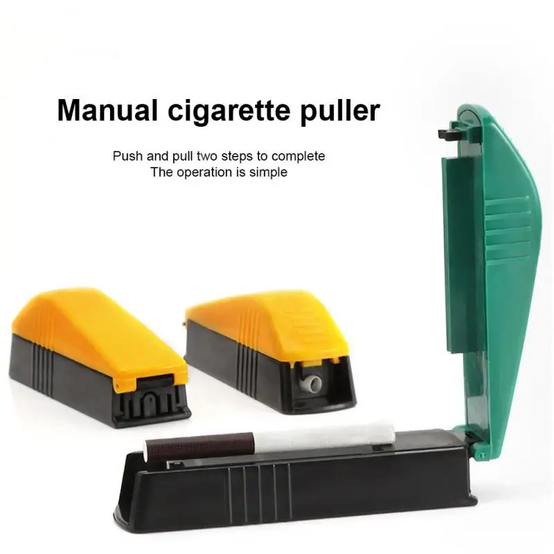 

Manual Cigarette Making Machine Portable Rolling Tube Tobacco Injector Push-pull Cigarette Maker Filler Device Smoking Tool