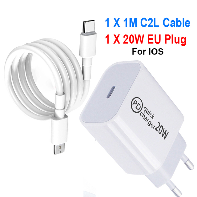 C 20W Power Charge USB Type C Wall Charger for MacBook Pro/Air iPad Pro 2019 MateBook For Xiaomi mi 10 mi a3 a2 Redmi Note 9