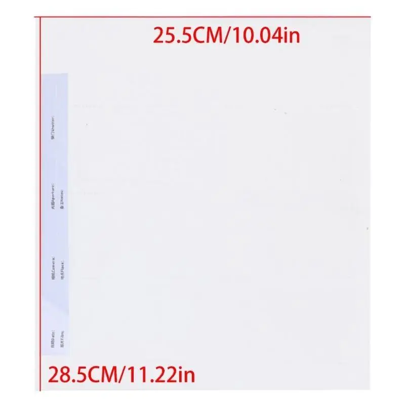 2026 새로운 135 네거티브 페이지 보존제 슬리브 45 120 네거티브 필름 보관 페이지