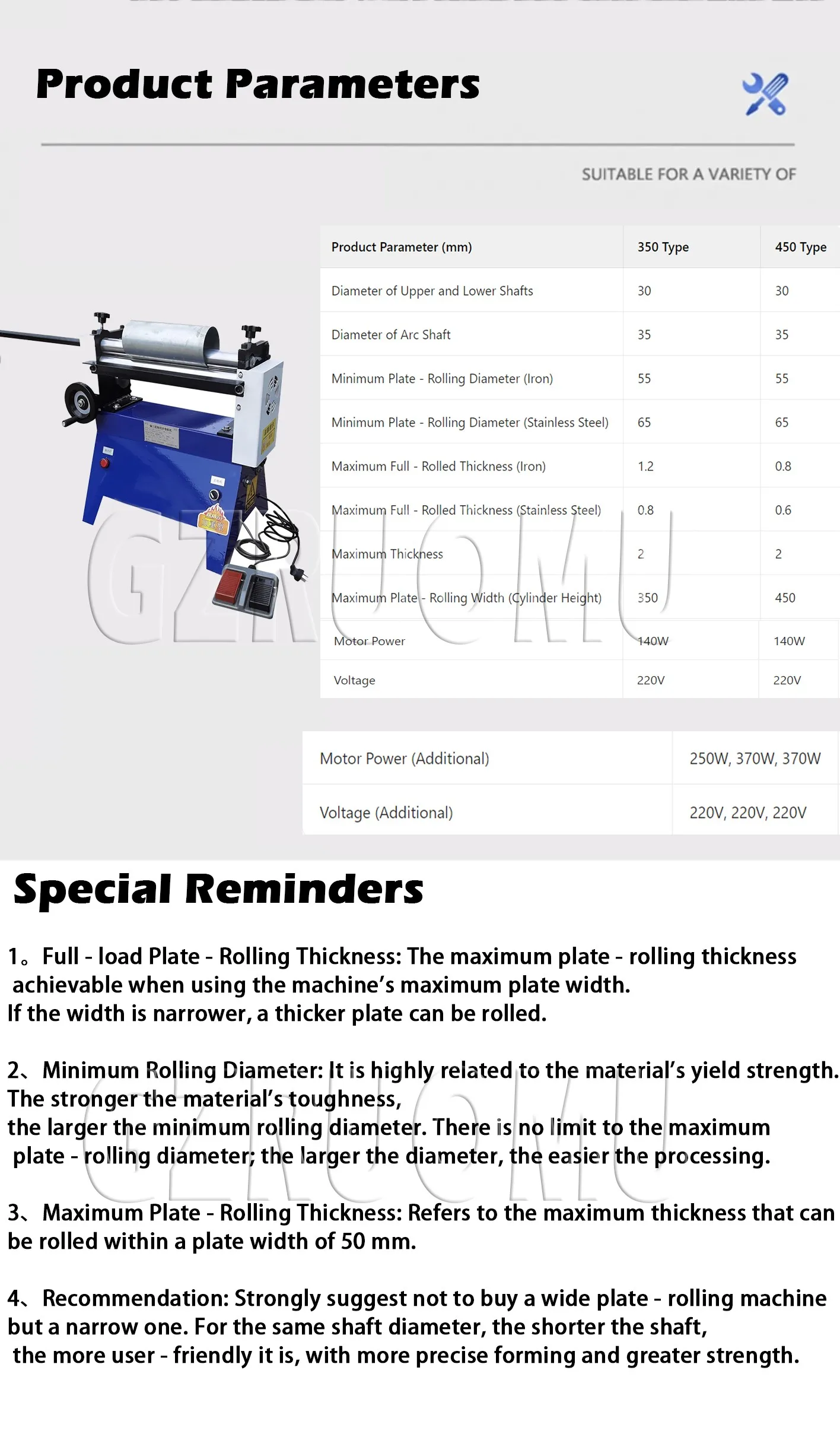 Metal Processing Bending Tool Electric Steel Plate Roller - Desktop Round Tube S