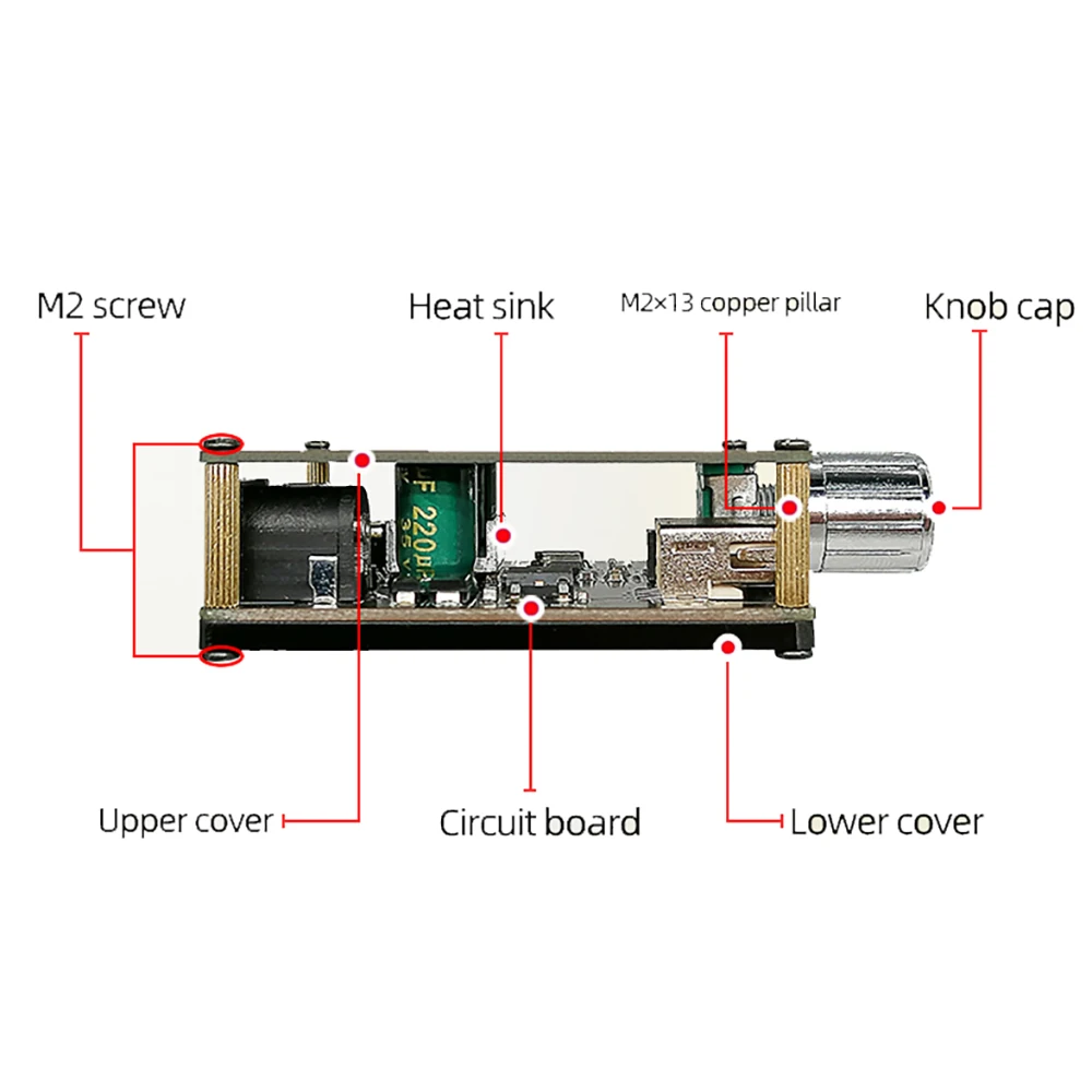 XY-C50L MINI Bluetooth 5.0 Wireless Audio Digital Power amplifier Stereo board 50Wx2 Bluetooth Amp Amplificador 3.5MM USB APP