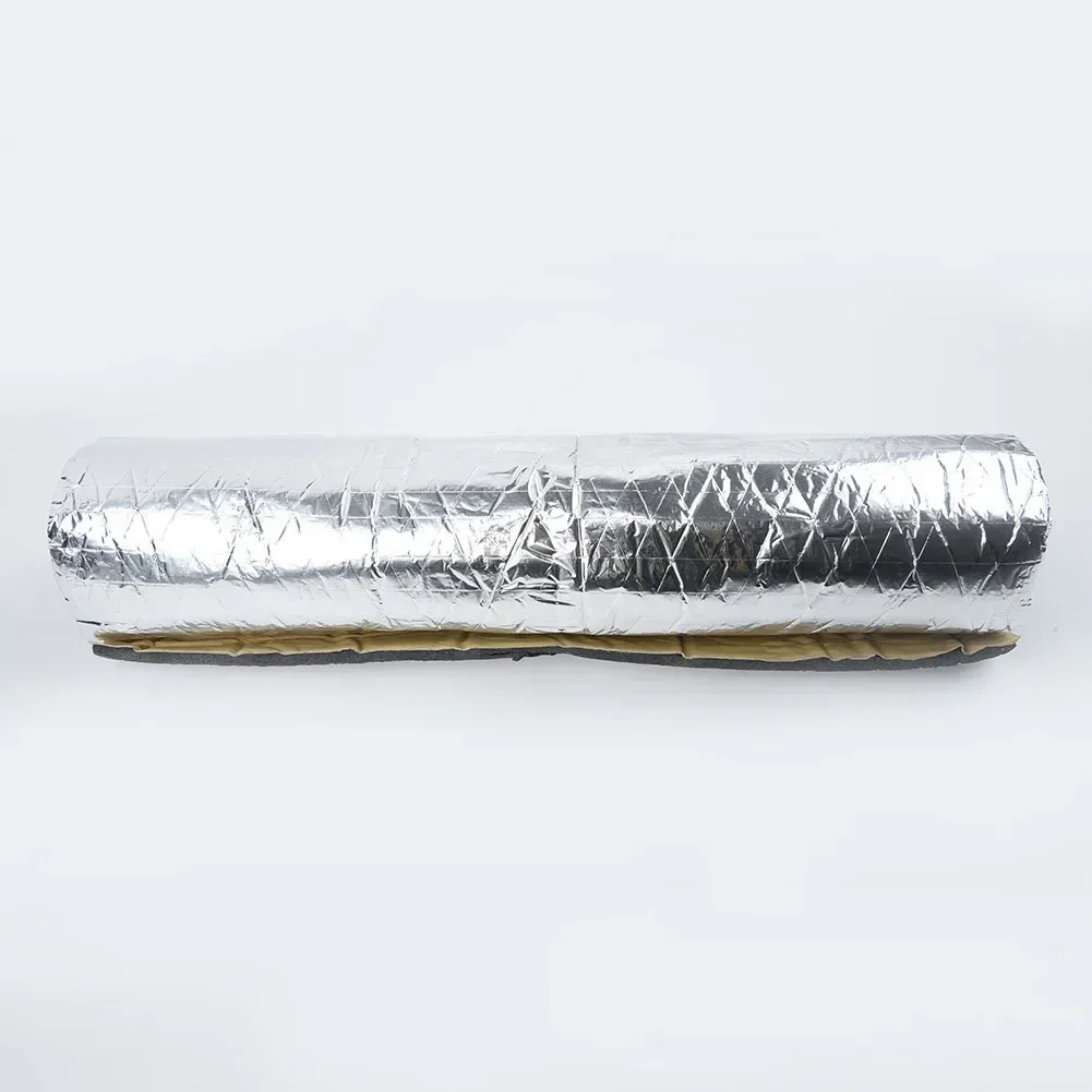 Car Soundproofing Deadening Mat Heat Sound Insulation Cotton Firewall 100x40cm Aluminum Foil And Rubber Foam Sound Heat Deadener