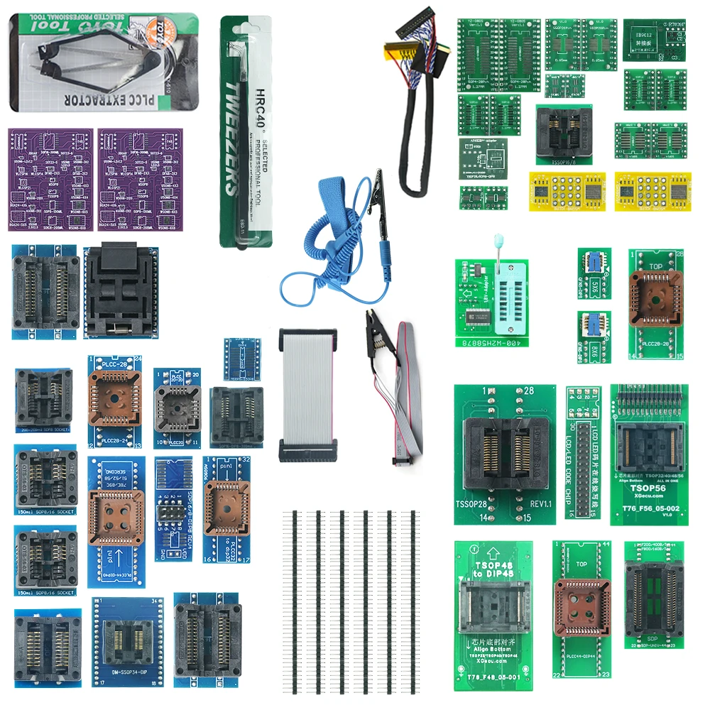 XGECU 52 어댑터 키트 T76 프로그래머용 TSOP48 TSOP56 어댑터 컴퓨터 액세서리 프로그래밍 도구