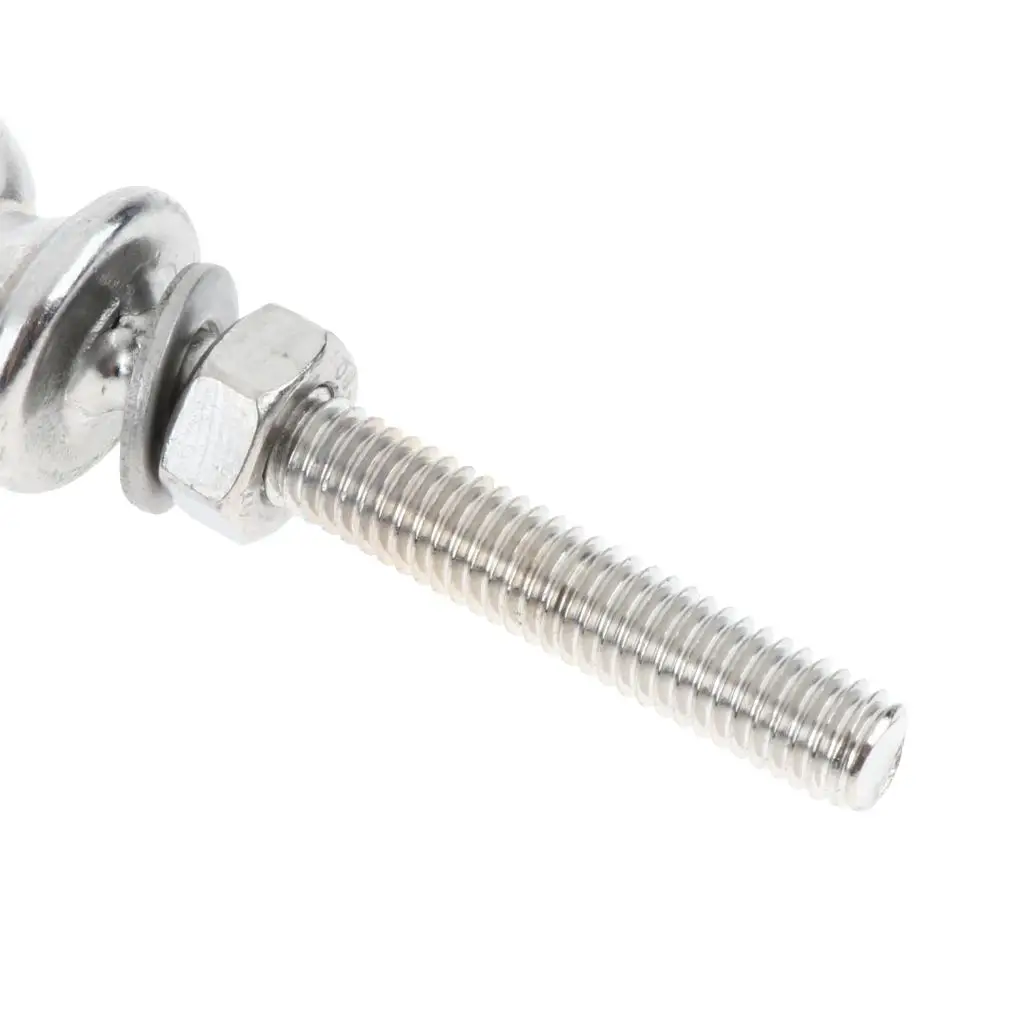 Marine Grade Lifting Eye Bolt 316 Stainless Steel Nut Washer for Boat Dock Solutions Marine Grade Lifting Eye Bolt 316 Stainless Steel Nut Washer for Boat Dock Solutions