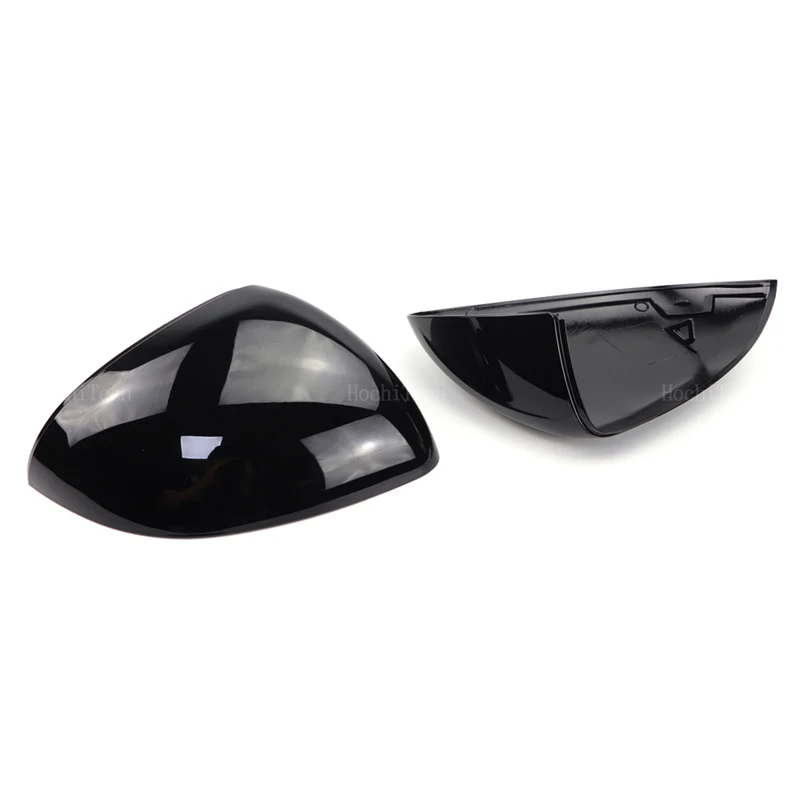 메르세데스 C E S GLC 클래스 W206 X206 S206 X254 W214 W223 EQE EQS AMG 용 탄소 섬유 스타일 블랙 백미러 사이드 미러 커버 캡