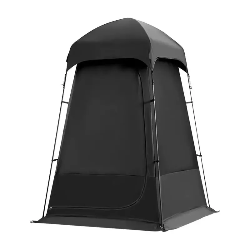 Outdoor Portable Privacy Shower Tent Mobile Toilet Fishing Tent Silver Coated Cloth Folding Waterproof Oversized Shower Privacy