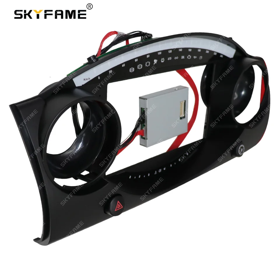 Black Single DIN Facia Panel For BMW Mini R50 R52 R53 - Stereo Installation Frame Surround