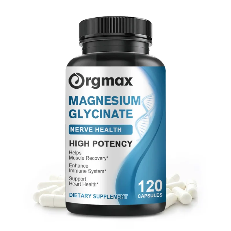 

Orgmax Magnesium Glycinate 350 mg per Serving, Dietary Supplement for Muscle, Heart, Nerve and Bone Support Sleep & Insomnia