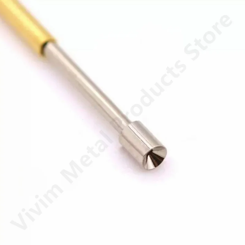 33.35mm 1.36mm Nickel-Plated Cabeça 1.80mm Pogo Pin