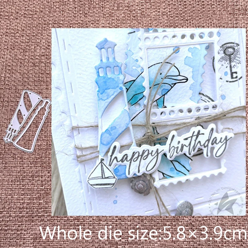 

Новый дизайн, металлический трафарет для рукоделия, пресс-формы, украшение для морского маяков, высечки для альбома, бумаги, тиснения