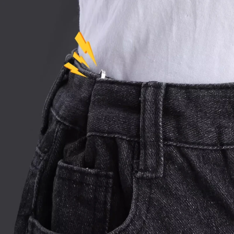 invisible waist tightening metal clip 4pcs Adjustable Button Clip For Jeans Clothes Fashion Accessories