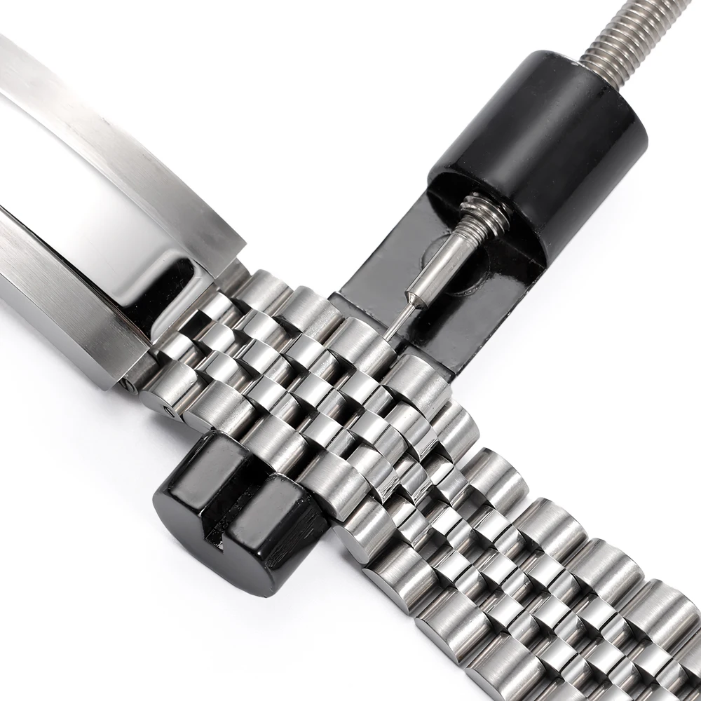 Metal Watch Strap Adjustment and Repair Tool with Adjustable Pin Remover