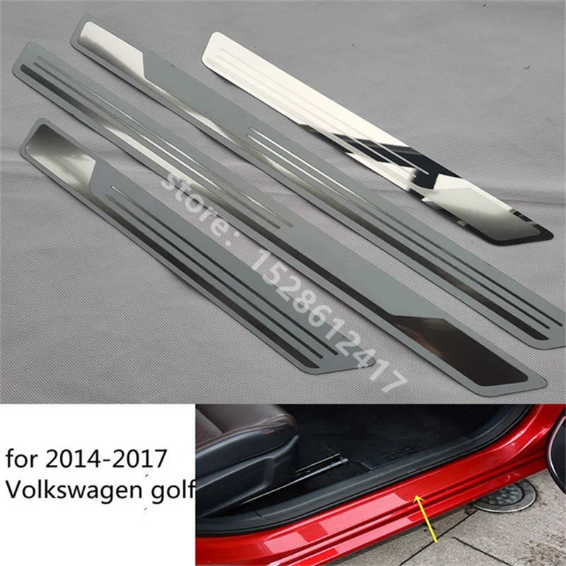 For Volkswagen Golf 7/6 Mk7 Mk6 20102018 Door Sill Scuff Plate Trim