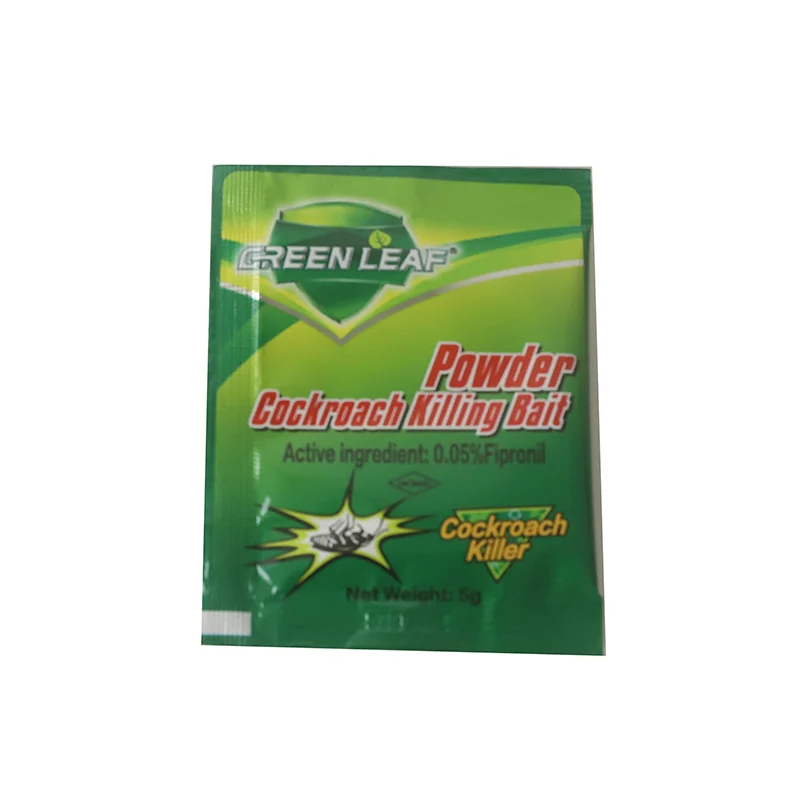 25pcs/lot Green Leaf Powder Home Cockroach Killer Bait Repeller Killing Trap Pest Control Effective Killing Roaches