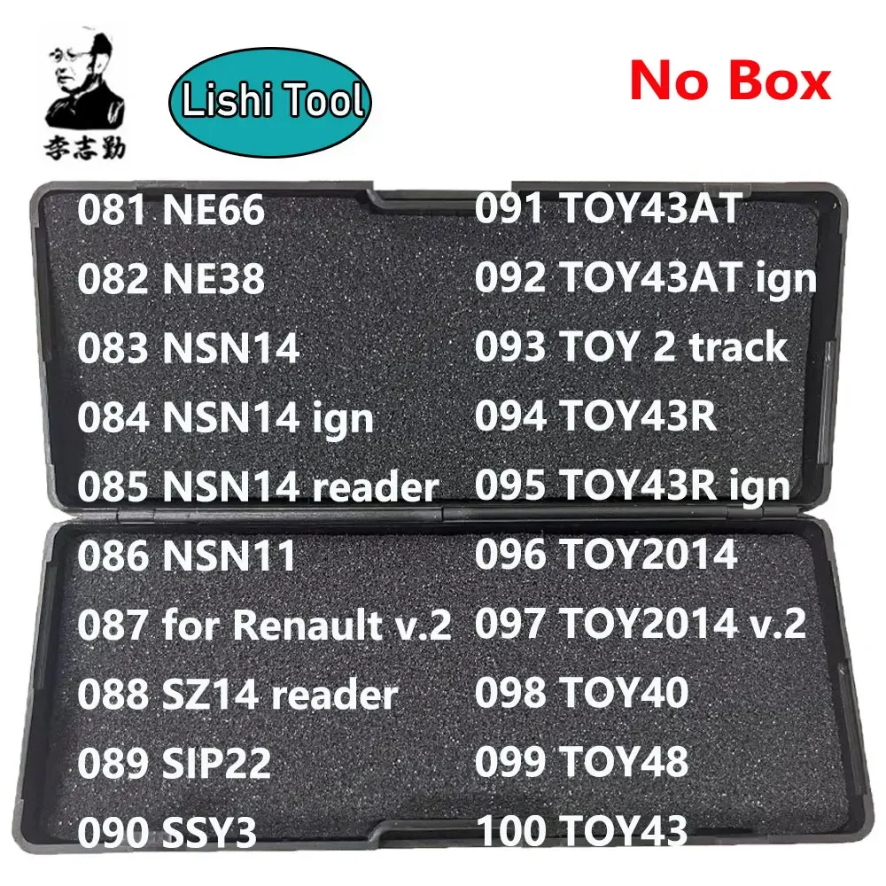021-040 No Box Lishi 2 in 1 2in1 Tool BYD01 BYD01R BYDF0 HU43 HU49 HU46 HU56 HU58 HU64 HU66 HU87 HU92 HU100 for GM45 Haval2