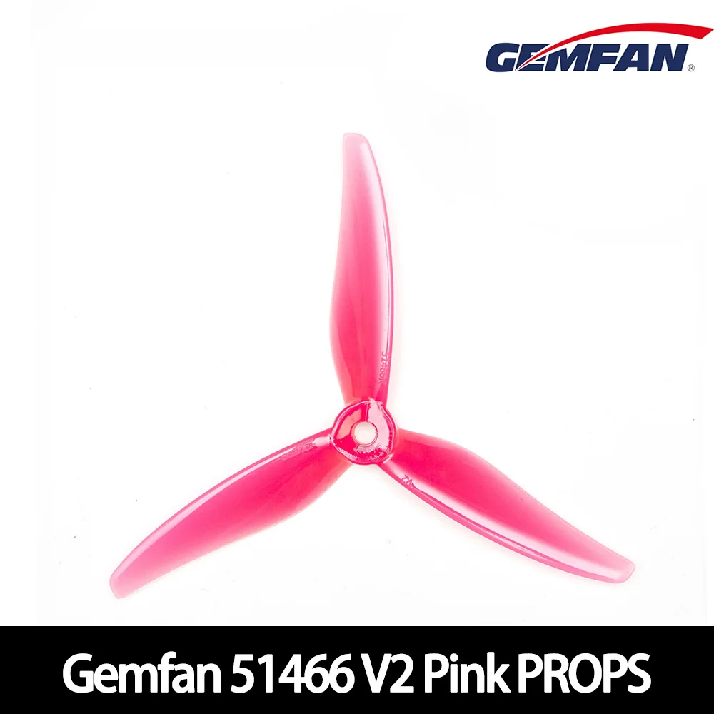 GEMFAN Hurricane 3-Blade PC Propellers - Pack of 2 Pairs
