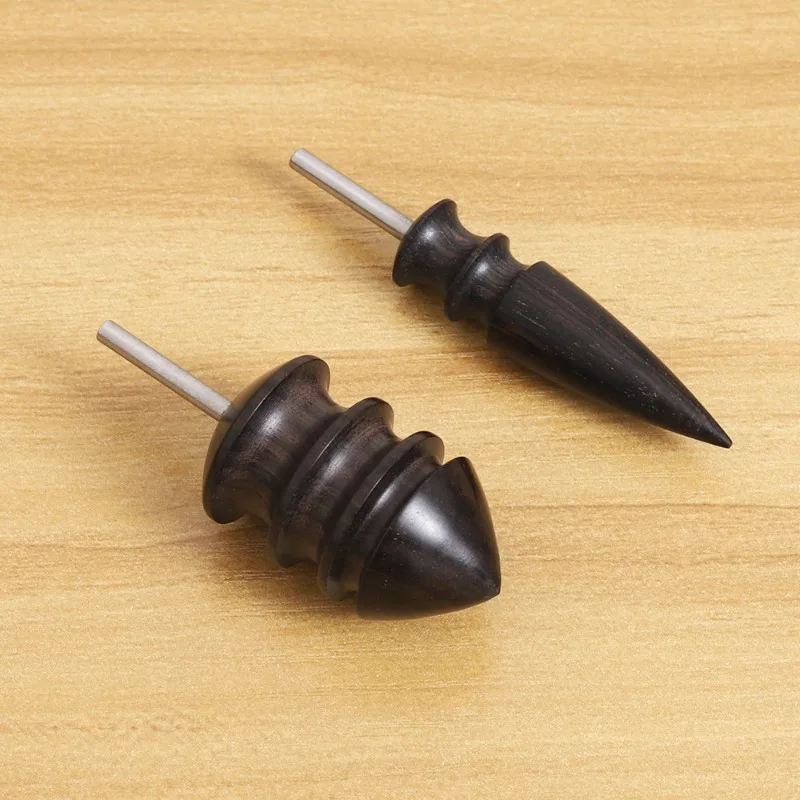 Leather Craft Tool Ebony Leather Electric Grinding Bit Head Polishing Edge Burnisher Tool Craft DIY Leather Grinding Tool Sandalwood Head Burnisher leather tools leather craft tool kit leather craft tools
