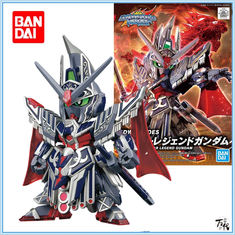 

Bandai Original Gundam Model Kit Anime Figure SDW HEROES CAESAR LEGEND Action Figures Collectible Ornaments Toys Gifts for Kids