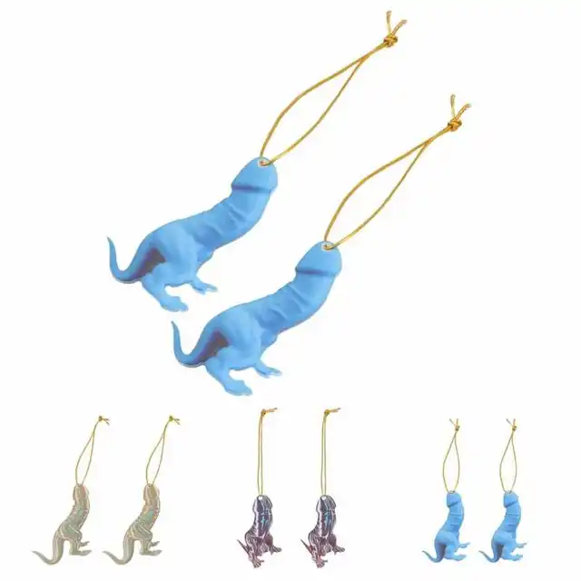 Dinoszaurusz Medál Akril Varázsa Otthoni Dekoráció A Zsinórral Autó Dinoszauruszok Témájú Partihoz - Image 5