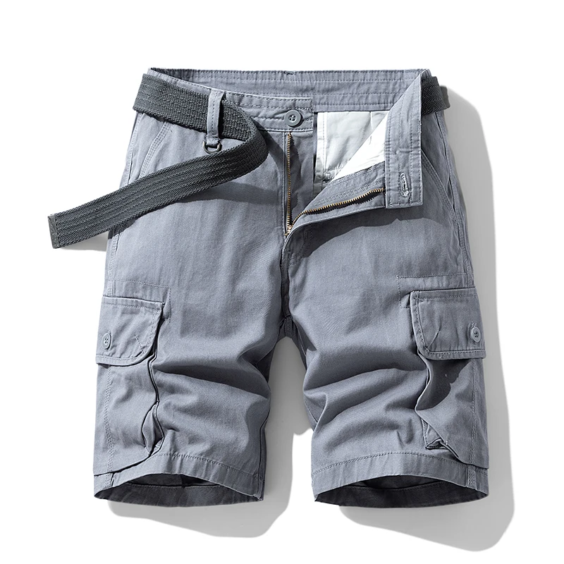 Outdoor Work Clothes Shorts Trendy Men's Clothing Loose Fifth Pants Casual All-Matching Straight Mountaineering Middle Pants Men