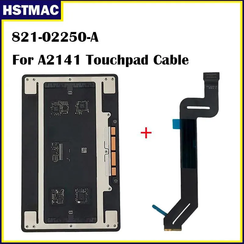 

A2141 Touchpad with Cable 2019 Year For MacBook Pro 16" Retina A2141 Trackpad Laptop Touch Pad 821-02250-A EMC 3347 Grey Silver