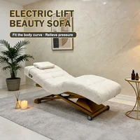 Table de massage professionnelle portable à 1 moteur électrique, robuste, confortable et réglable pour salon de beauté et spa 5