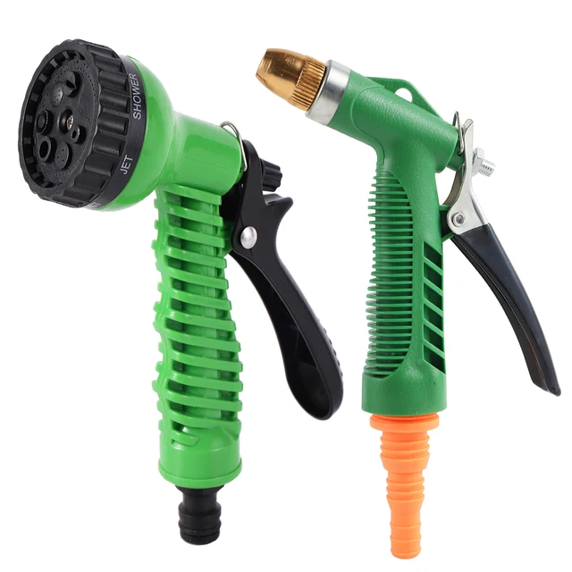 Nagynyomású Öntözés Spray -Fegyverkerti Növényi Pisztoly Sprinkler Állítható Fúvóka Kert Öntöző Szerszám