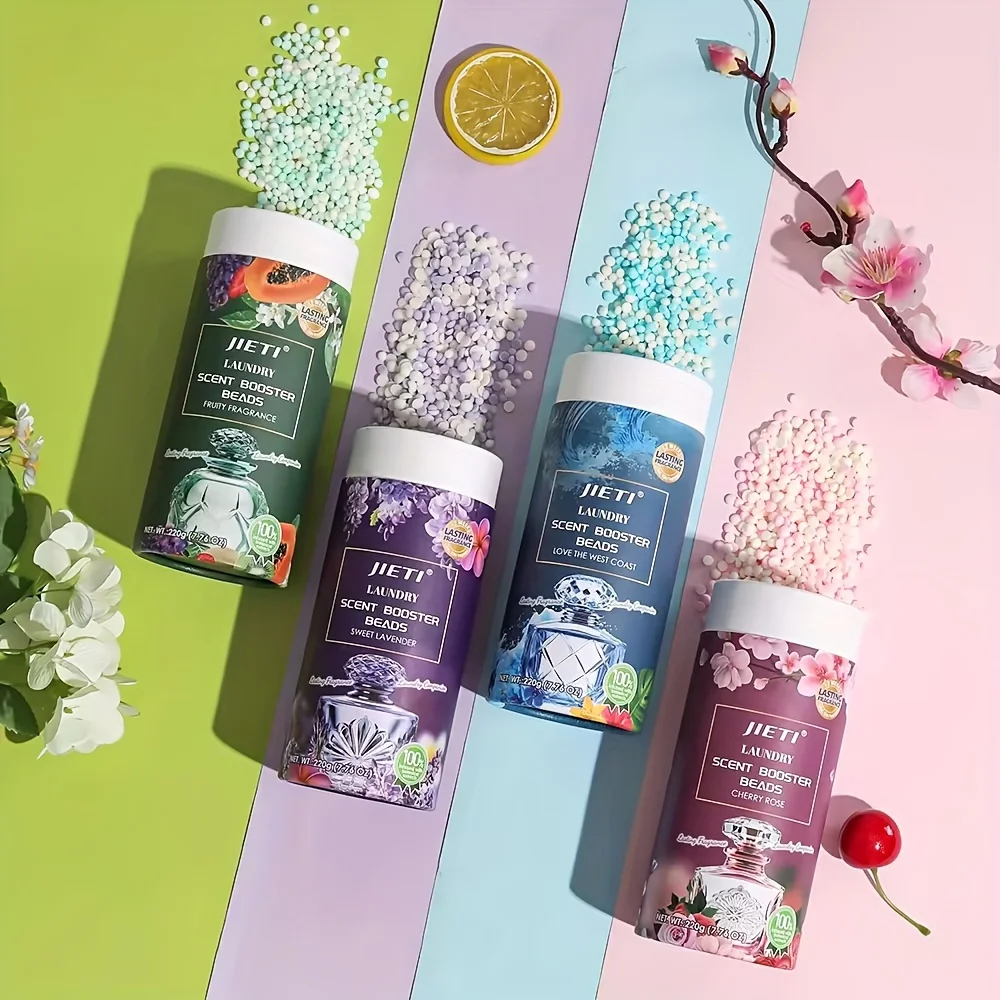 New Luxurious Scented Laundry Beads-Softens & Freshens Fabrics, Gentle Cleaning, Available in 4 Scents,Perfect for Home & Dorm