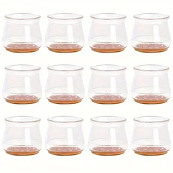 Premium Silicone Round Chair Leg Protectors - Non - Slip, Noise - Reducing Furniture Pads (16/24 Pieces) - M (16pcs)