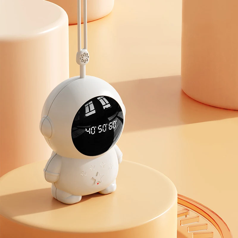 1200mAh Cute Astronaut Hand Warmer Usb Charging Winter Mini Hand Warmer Pocket Large Capacity Winter Gift