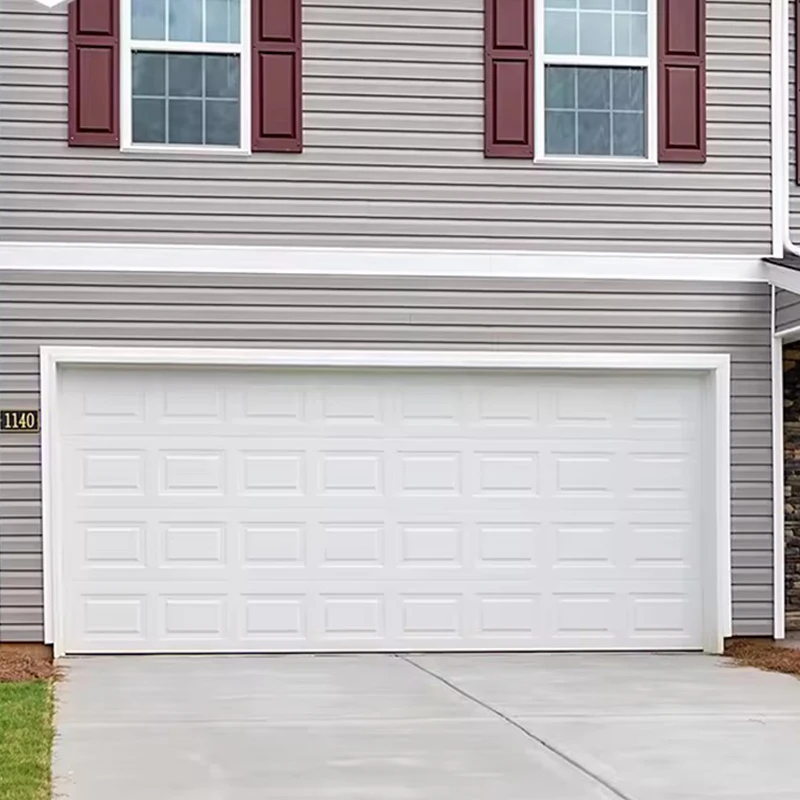 Automatic Aluminum Sectional Overhead Garage Doors for Modern Villas Galvanized Steel Sheet Garage Doors