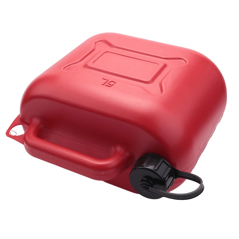 5L Car Fuel Tank Can Spare Plastic Petrol Gas Container Anti-Static Fuel Carrier Pipe Car Travel motorcycle fuel container petrol can