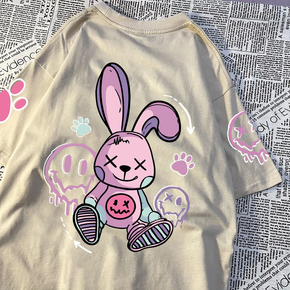 tシャツ 「ODDONEOUT」COSMOS RABBIT TIE T-SHIRTS レディース セール】【ODDONEOUT】COSMOS RABBIT TIE T-SHIRTS（Tシャツ