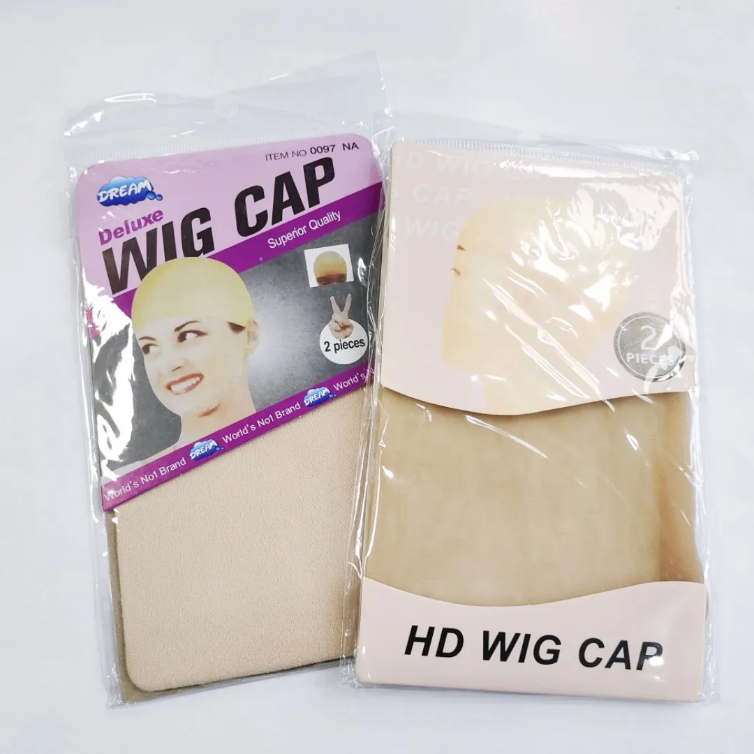 

Invisible HD Wig Cap For Wig Making 5pack Elastic Stocking Wig Caps For Women Men Transparent Hairnets Stretchy Nylon Wig Cap