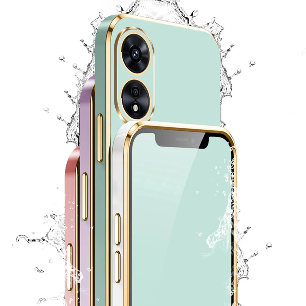 Per Oppo A17 A17K A78 Custodia Oppo Reno8 Reno 8 Pro Reno 8T 5G Reno 6 Pro Reno5 Reno 4 5G 2 Custodia Per Telefono Cover Quadrata Di Lusso