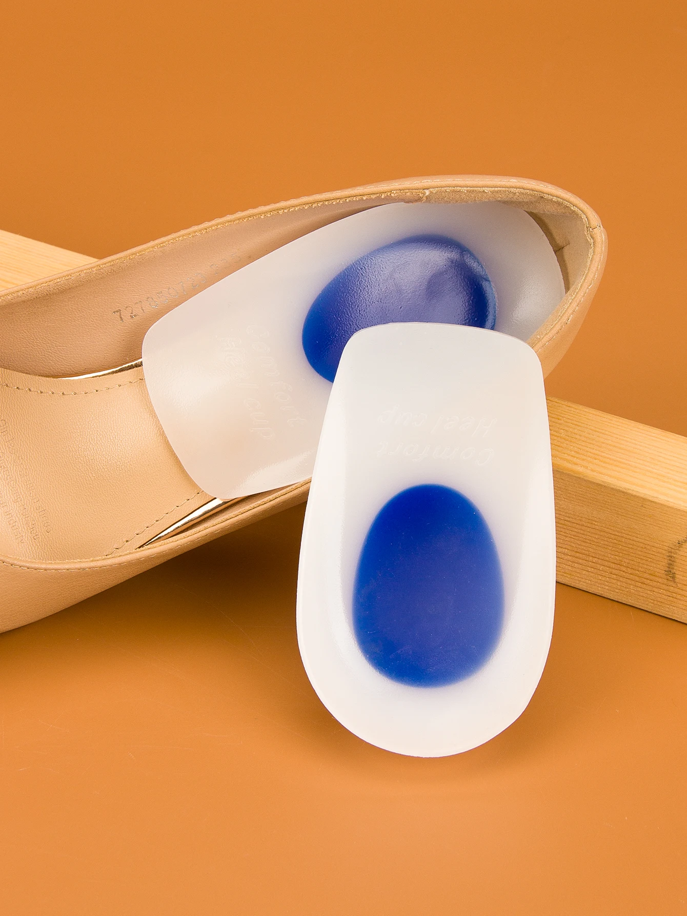 Gel Silicone Heel Cups/Pads 1 Pair for Foot Pain Relief Support Comfort Cushion Insoles for Women/Men