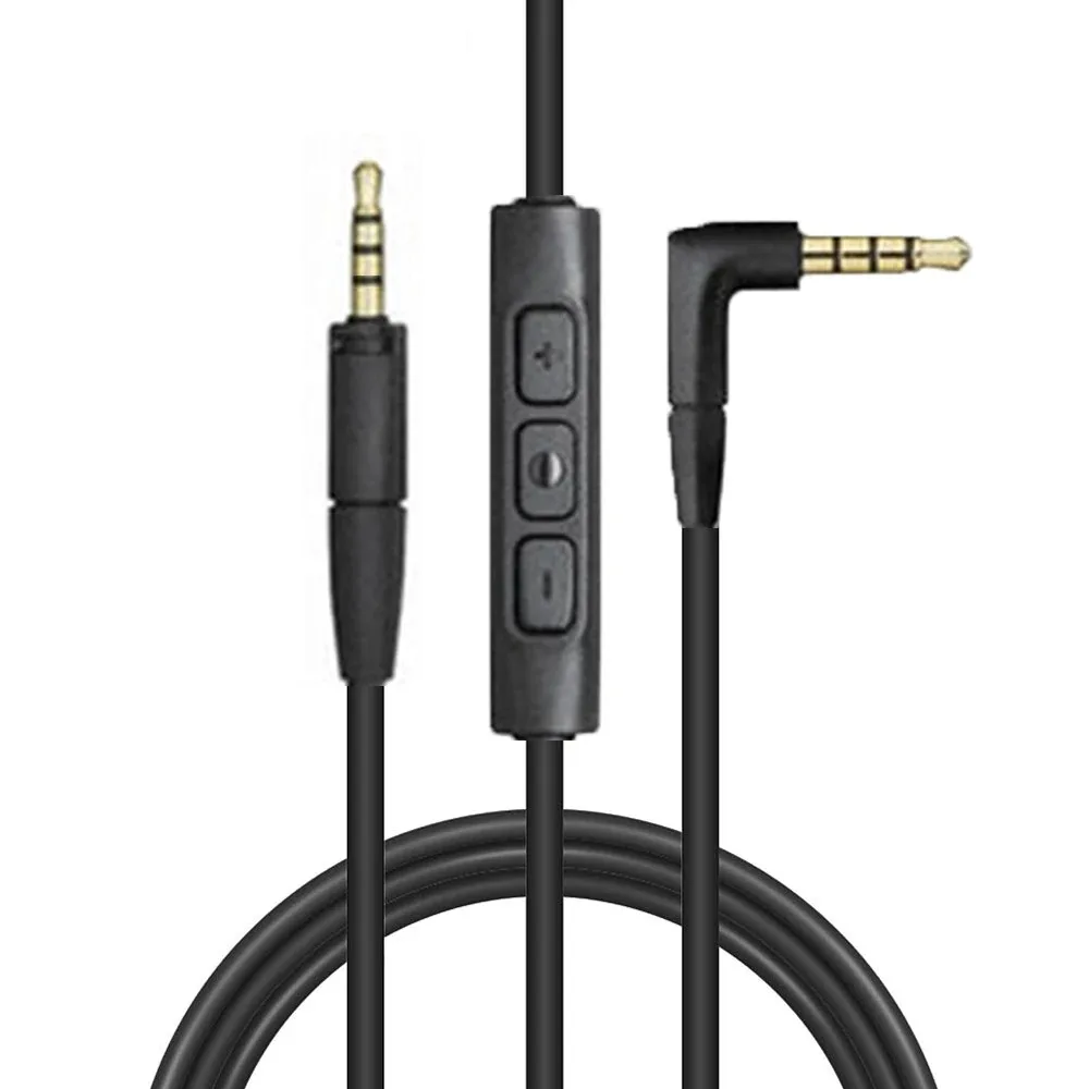 OFC Replacement Aux 3.5mm PVC Cable Extension Cord For Sennheiser Momentum 4 3 2 1 4.0 3.0 2.0 1.0 HD1 Over On Ear Headphones