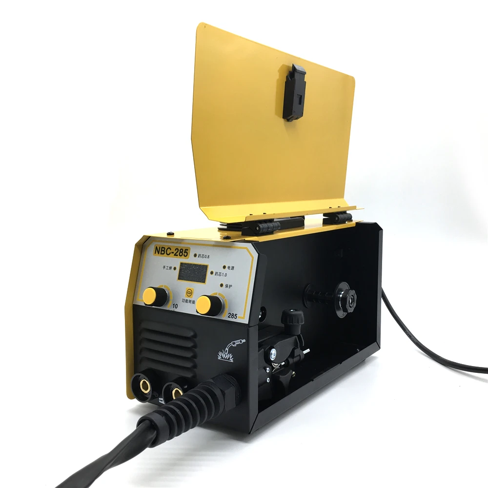 2 In 1 MIG+MMA Semi-automatic Welding Machine 220V/110V Dual-purpose Airless Two-protection Inverter Welder Flux Cored Wire