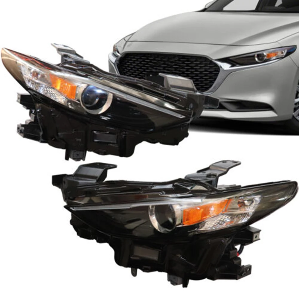 

[Left or Right] Side For 2019 2020 Mazda 3 Full LED Headlights Assembly Clear Lens US Sport Hatchback Sedan