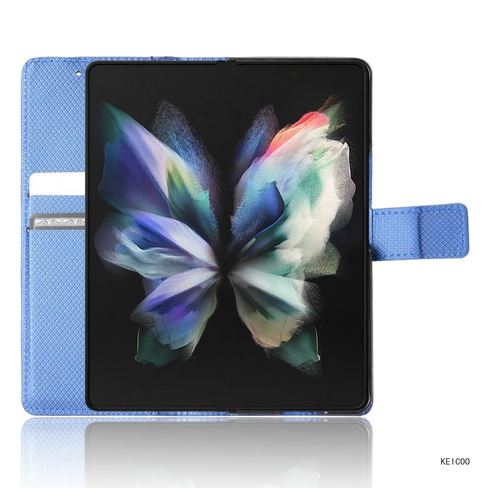 

Деловой кошелек для Samsung Galaxy ZFold Z, Складной флип-чехол для телефона 2, 3, 4, 5 дюймов