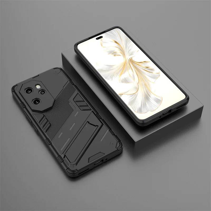 Per Honor 100 Pro Case Punk Armor Paraurti Protettivo Per Telefono Capa Staffa Funda Back Case Honor 100 Pro 5G Cover Honor 100 Honor 90