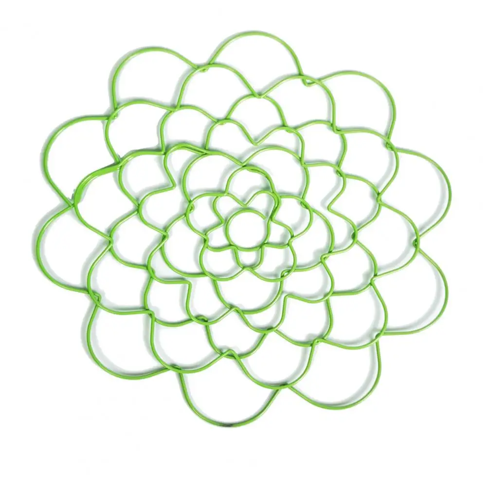 6'' Diameter Frog Floral Grid Flower Cuttings Holder Stainless Steel Wire Flower Arrangement Grid for Vase Flower Stems Bouquets 4