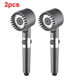 High-Pressure Water-Saving Handheld Showerhead with Multi-Mode Massage and Filter System (2pcs shower head)