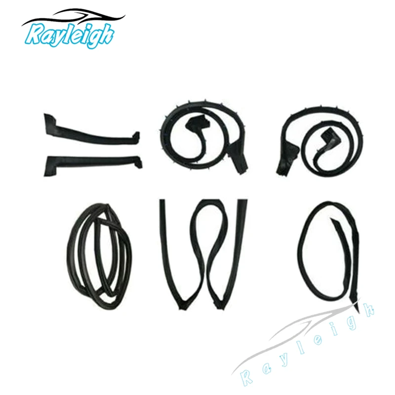 Seal Weatherstrip Kit Weather Strip 9096Ggw Per Chevrolet Corvette C4 Coupe 1990-1996 Muslimate
