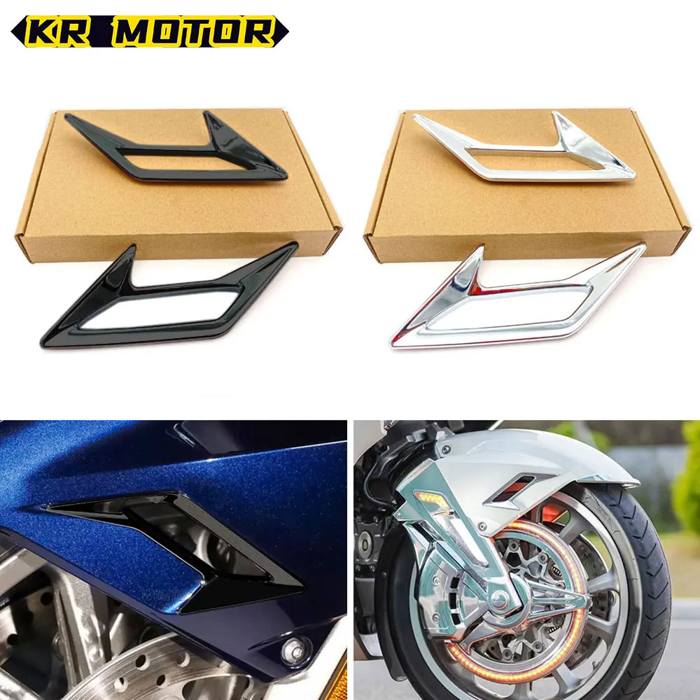 

For Honda Goldwing GL1800 Motorcycle Front Fender Vent Trim Air Inlet Cover Accessories Fit Gold Wing GL 1800 Tour DCT 2018-2023