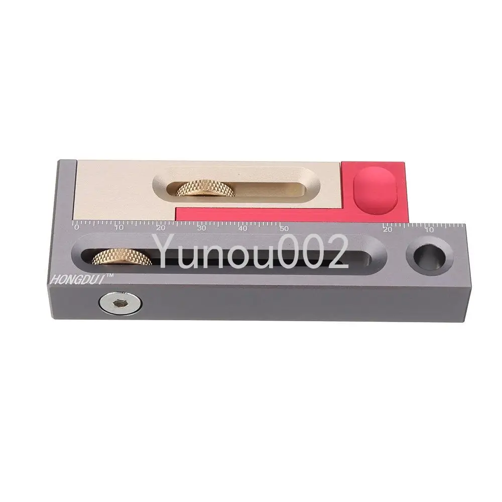 

Kerfmaker Table Saw Slot Adjuster Mortise and Tenon Tool Woodworking Movable Measuring Block